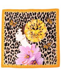 Dee Ocleppo - Leoparden seidentuch pop art - Lyst