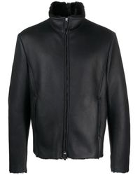 Giorgio Armani - Jackets > leather jackets - Lyst