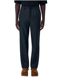 Dries Van Noten - Broeken ,Grijs ,Wol Wol Grain-De-Poudre Tailored Broek - Lyst