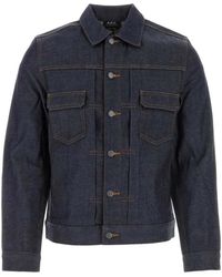 A.P.C. - Denim Jackets - Lyst