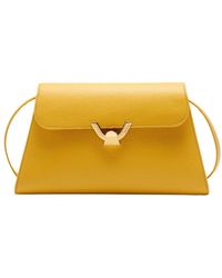 Coccinelle - Soleado Grained Leder Schultertasche - Lyst