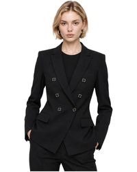 Kocca - Maßgeschneiderter Doppelreihiger Blazer Mit Zierknöpfen - Lyst