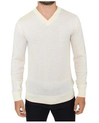 Ermanno Scervino - Lussuoso maglione in misto lana con scollo a v - Lyst