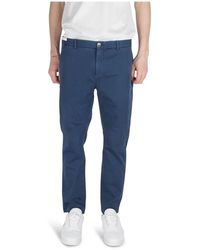PT Torino - Blaue Microcheck-Hose Für Männer - Lyst