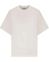 Jil Sander - Tops ,T-Shirt Cn Ss Pnt - Lyst