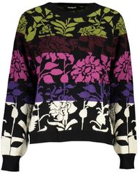 Desigual - Knitwear > round-neck knitwear - Lyst