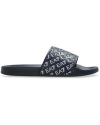 EA7 - Blaue Flip Flops & Slider Für Männer - Lyst