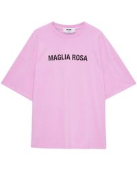 MSGM - T-Shirts - Lyst