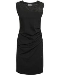 Kaffe - Kleedjes ,Zwart ,Polyester Zwart Diep Vivi Jurk Met Kant Details - Lyst
