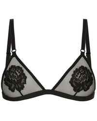 Dolce & Gabbana - Ondergoed ,Zwart ,Bra - Lyst