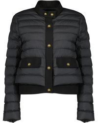 Moncler - Jassen ,Zwart ,Katoen Juju Korte Donsjas - Lyst