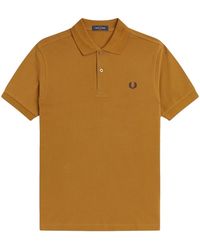 Fred Perry - Tops ,Bruin ,Katoen M6000 Poloshirt - Lyst