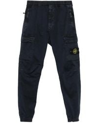 Stone Island - Slim-Fit Trousers - Lyst