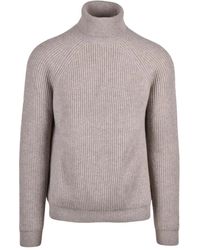 Alpha Studio - Truien & Vesten ,Wol Turtleneck Trui - Lyst