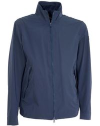 Paul & Shark - Jassen ,Blauw ,Polyester Bomber Jacket Typhoon - Lyst