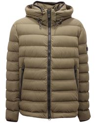 Peuterey - Groene Boggs Jas Met Afneembare Capuchon - Lyst