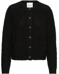 My Essential Wardrobe - Cárdigan Negro De Punto Con Botones, Mujer, Talla - Lyst