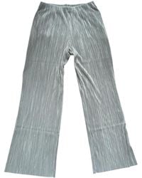 Calvin Klein - Wide Trousers - Lyst