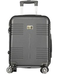 Laura Biagiotti - Schwarzer Polyethylen-Reise-Trolley Mit Rädern - Lyst
