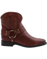 Bronx - Schoenen ,Bruin ,Stijlvolle Enkellaars - Lyst