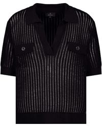 Monari - Ajour Polo-Pullover - Lyst