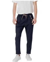 Gianni Lupo - Straight Trousers - Lyst