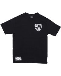 KTZ - Tops ,Zwart ,Nba Neon Tee Bronet Zwart/Wit - Lyst