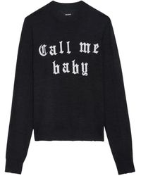 Zadig & Voltaire - Round-Neck Knitwear - Lyst