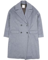 Eleventy - Double-Breasted Coats - Lyst