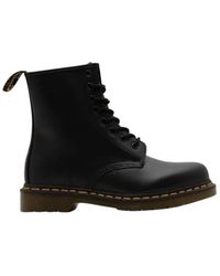 Dr. Martens - Schoenen ,Zwart ,Leer 1460 Smooth Leather Veterboots - Lyst