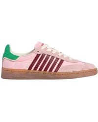 DSquared² - Schoenen ,Roze ,Lace-Up Low Top Sneakers - Lyst