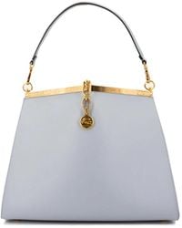 Etro - Große vela leder schultertasche - Lyst