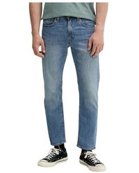 Levi's - Jeans ,Blauw ,Katoen 502 Taper Jeans - Lyst