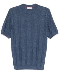 Brunello Cucinelli - Rundhals-Strickwaren - Lyst