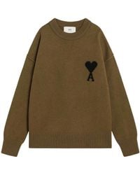 Ami Paris - Stijlvolle Sweaters Met Ronde Hals - Lyst