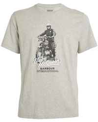 Barbour - Vintage-inspiriertes albie t-shirt - Lyst