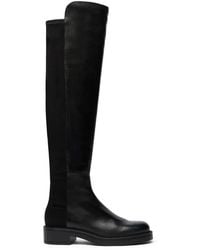 Stuart Weitzman - Schoenen ,Zwart ,Leer Celia Over-The-Knie Laarzen - Lyst
