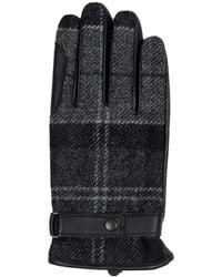 Barbour - Newbrough Handschuh Wasserdicht Wolle Leder Handschuhe - Lyst