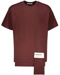 Ambush - Baumwoll t-shirt mit frontdruck - Lyst