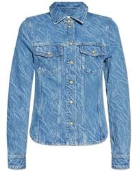 Ganni - Overhemden ,Blauw ,Denim Denim Shirt - Lyst