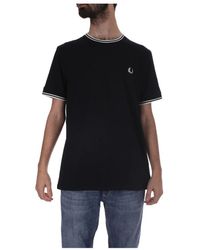 Fred Perry - T-Shirt Met Korte Mouwen - Lyst