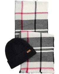 Barbour - Koordiniertes Set: Pendle Beanie &Amp; Blair Schal - Lyst