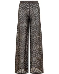 Missoni - Broeken ,Bruin ,Broeken - Lyst