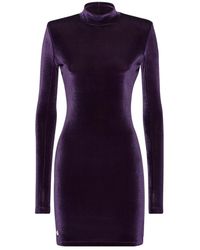 Philipp Plein - Mini Dress Ls Basic - Lyst