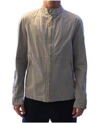Belstaff - Jassen ,Grijs ,Stijlvolle Jas Voor Mannen En Vrouwen - Lyst