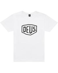 Deus Ex Machina - Klassieke Shield Tee Wit - Lyst