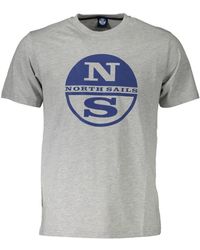 North Sails - Eenvoudig T-Shirt Met Nautische Uitstraling - Lyst