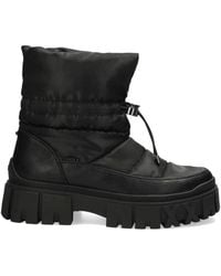 Mexx - Schoenen ,Zwart ,Polyester Zwarte Enkellaarsjes Voor Vrouwen - Lyst