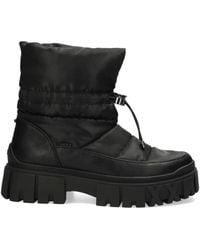 Mexx - Schoenen ,Zwart ,Polyester Zwarte Enkellaarsjes Voor Vrouwen - Lyst