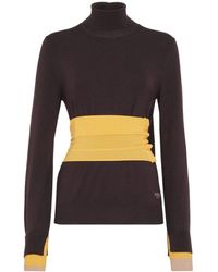 Fendi - Wool Turtleneck Sweater - Lyst